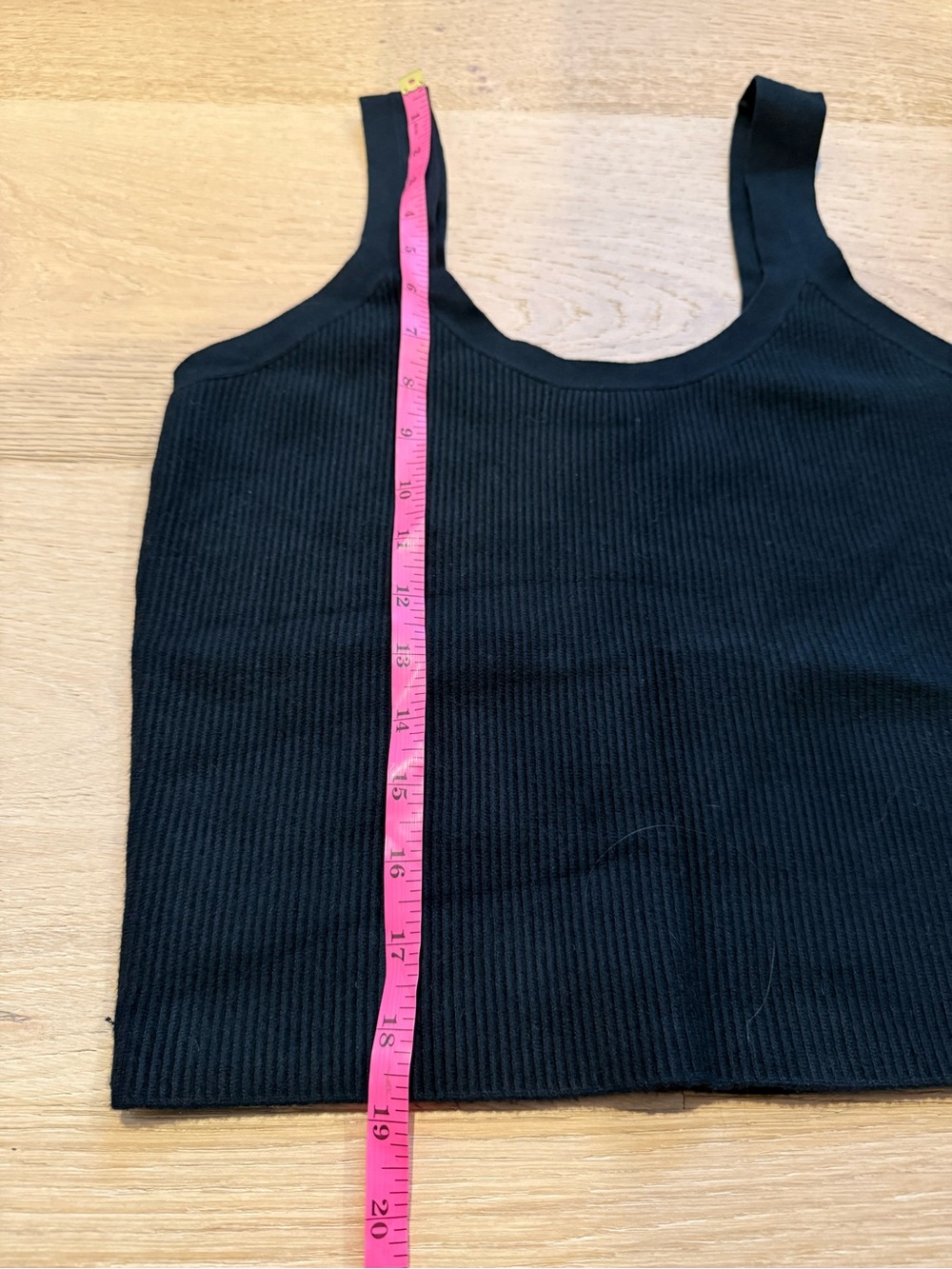 Abercrombie & Fitch Black Ribbed knit Scoop Tank - Picture 4 of 5